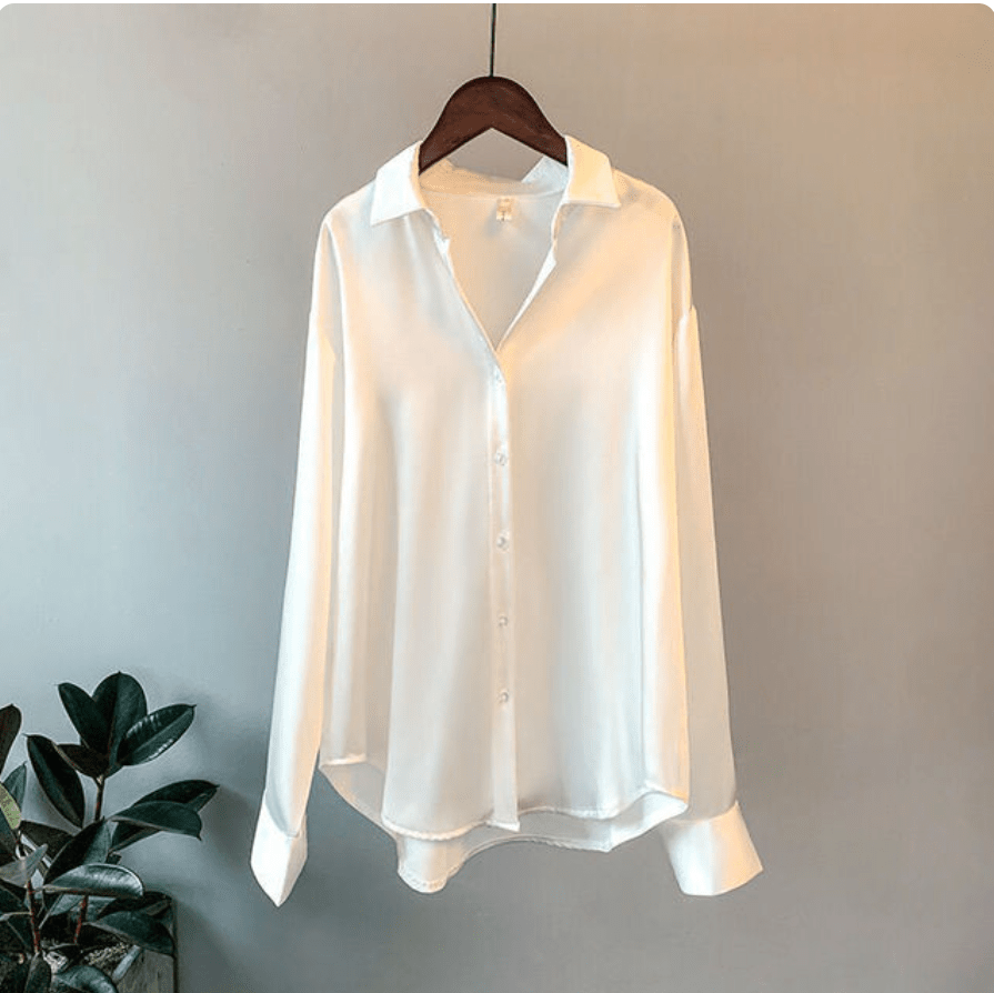 Leranzo |Satijnen Blouse