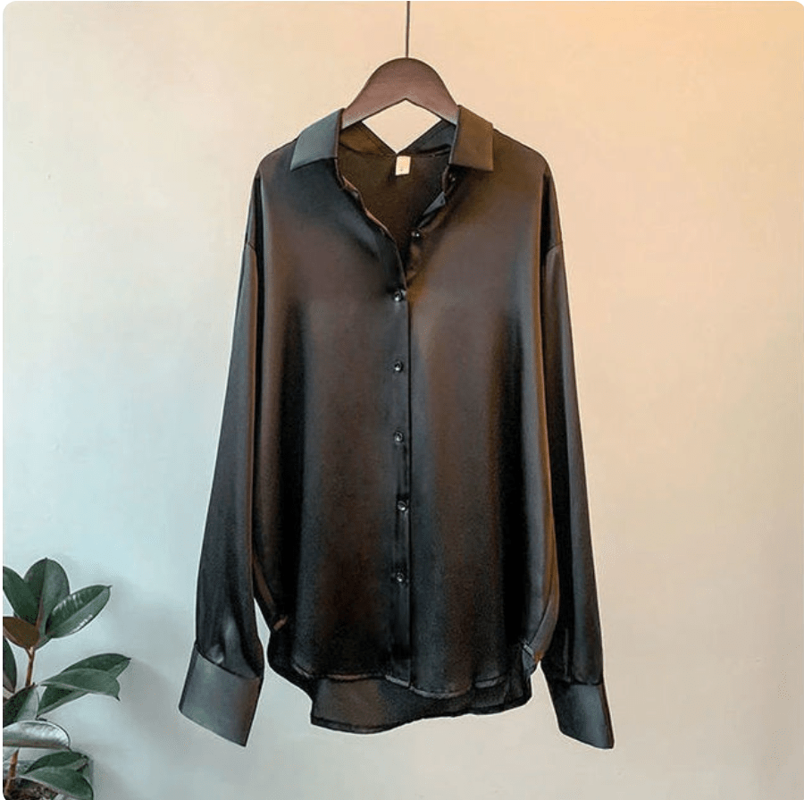 Leranzo |Satijnen Blouse