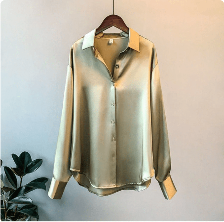 Leranzo |Satijnen Blouse