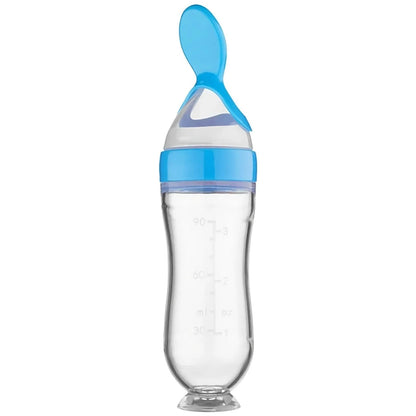 Leranzo | Knijpbare Baby Lepel Fles