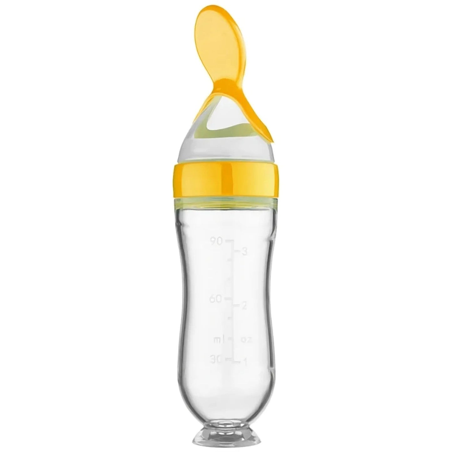 Leranzo | Knijpbare Baby Lepel Fles