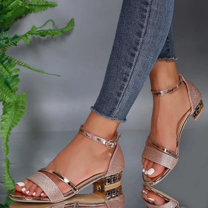 Leranzo | Glitter sandalen