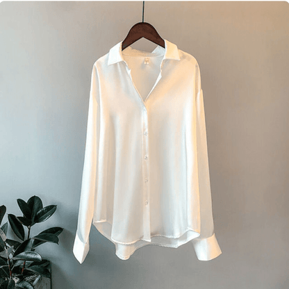 Leranzo |Satijnen Blouse
