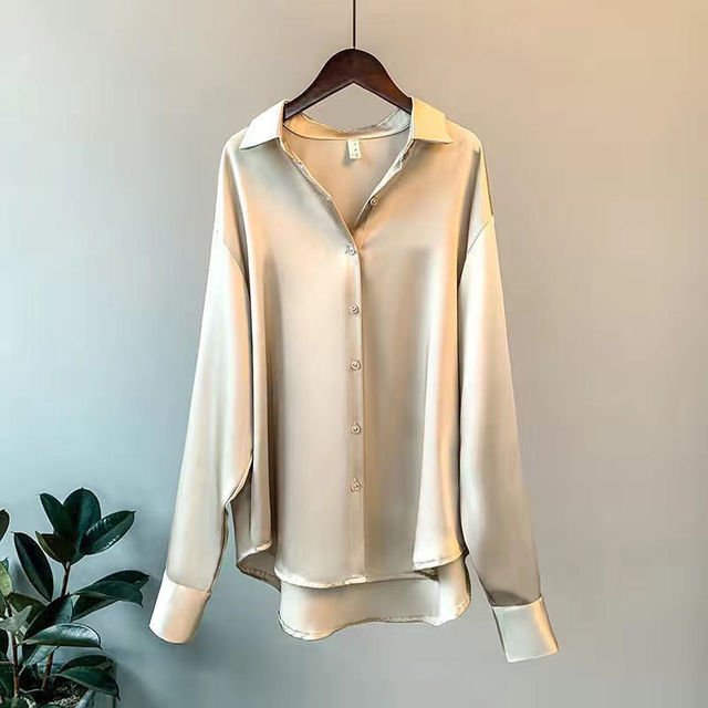 Leranzo |Satijnen Blouse