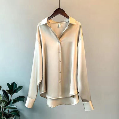 Leranzo |Satijnen Blouse